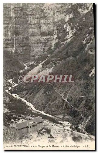 Cartes postales Dauphine Les Gorges de la Bourne Usine electrique Electricite