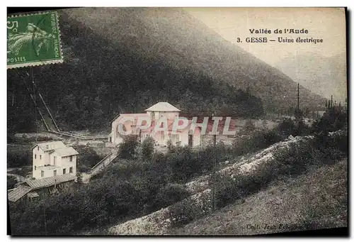 Cartes postales Gesse Usine electrique Electricite