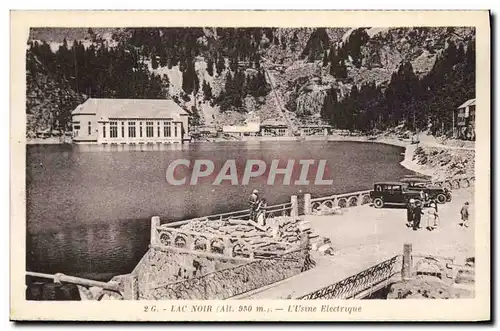 Cartes postales Lac Noir L&#39usine electrique Electricite