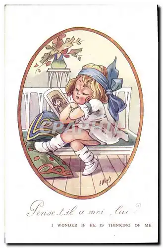 Cartes postales Fantaisie Illustrateur Enfant