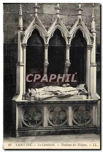 Cartes postales Saint Die La cathedrale Tombeau des Eveques