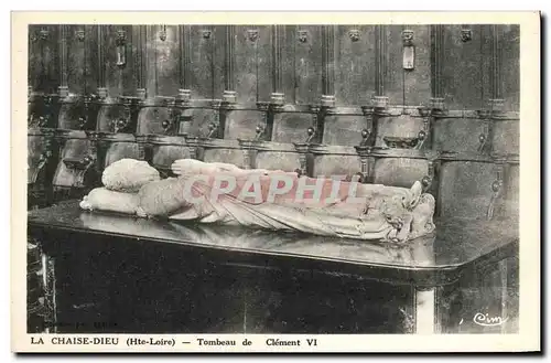 Cartes postales La Chaise Dieu Tombeau de Clement VI