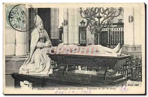 Cartes postales Saint Omer Basilique Notre Dame Tombeau de Mgr de Croy
