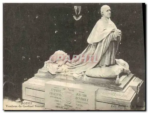 Cartes postales Rodez Tombeau du Cardinal Bourret