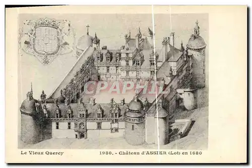 Cartes postales Chateau d&#39Assier en 1680