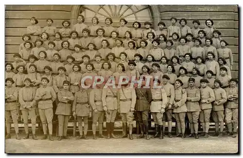 CARTE PHOTO Militaria Chasseurs Alpins