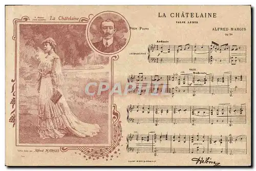 Cartes postales La Chatelaine Alfred Margis