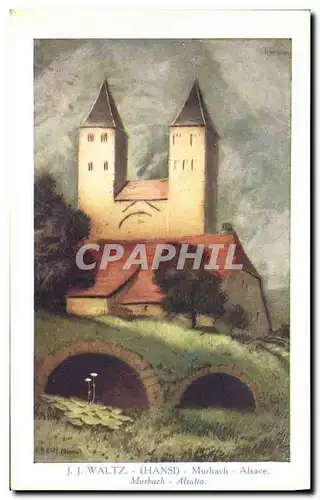 Cartes postales Folklore Alsace Hansi Murbach TOP