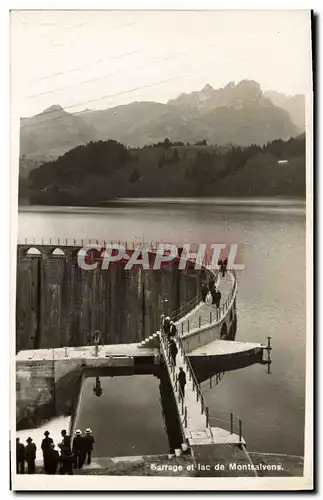 Cartes postales moderne Electricite Barrage et lac de Montsalvens