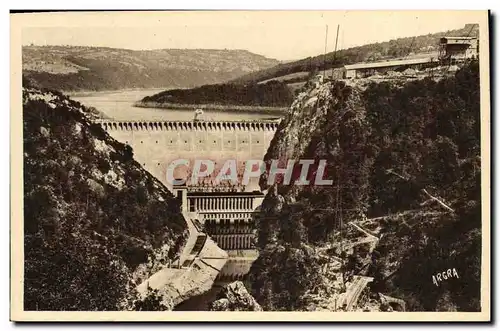 Cartes postales Electricite Vallee de la Truyere Le barrage de Sarrans