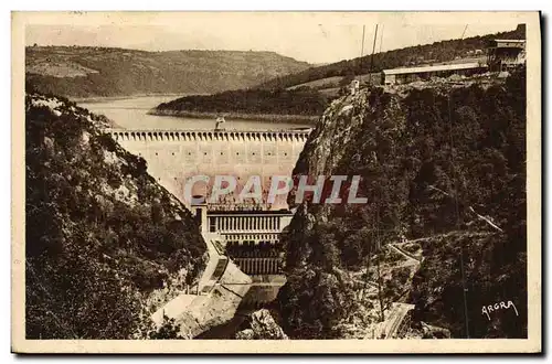 Ansichtskarte AK Electricite Vallee de la Truyere Le barrage de Sarrans