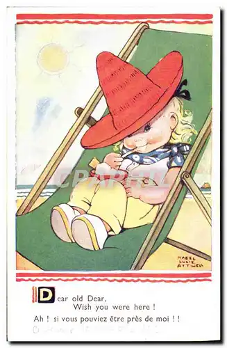 Cartes postales Fantaisie Illustrateur Mabel Lucie Attwell Enfant