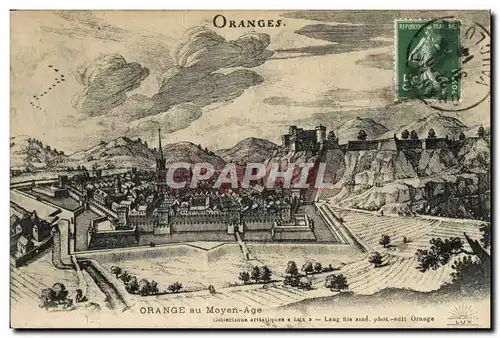 Cartes postales Orange au Moyen Age