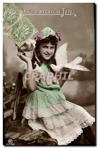 Cartes postales Enfant Colombe