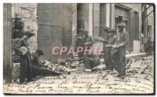 Ansichtskarte AK Militaria Chasseurs Alpins en manoeuvres