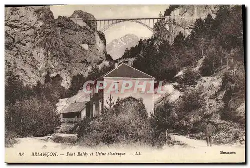 Ansichtskarte AK Electricite Briancon Pont Blady et usine electrique