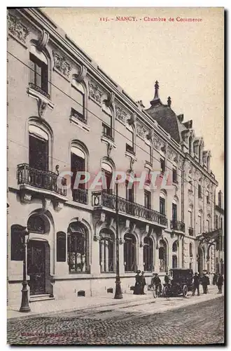 Cartes postales Chambre de Commerce Nancy Automobile