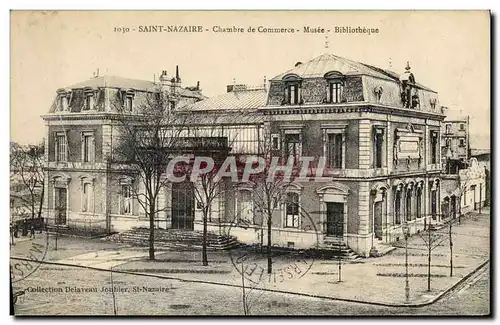 Cartes postales Chambre de Commerce Musee Bibliotheque Saint Nazaire