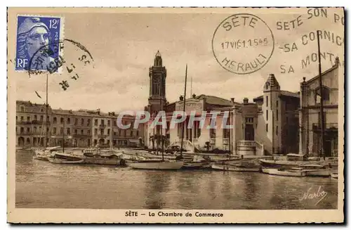 Cartes postales Chambre de Commerce Sete