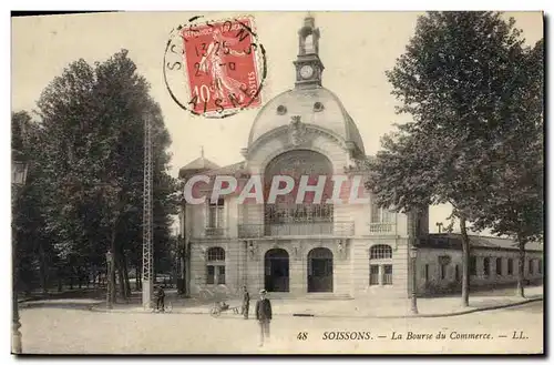 Cartes postales Soissons La bourse de Commerce