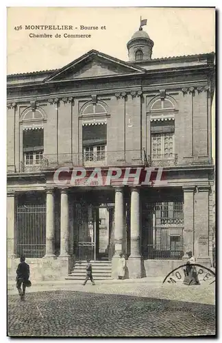 Ansichtskarte AK Montpellier Bourse et Chambre de Commerce