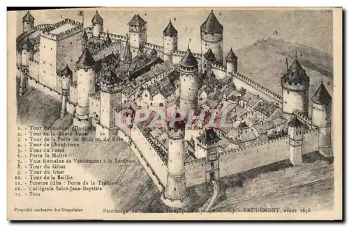 Cartes postales Pelerinage de ND de Sion Vaudemont avant 1636