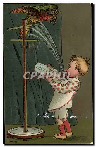 Cartes postales Perroquet Enfant