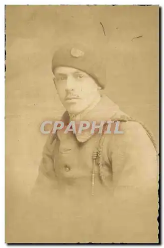 CARTE PHOTO Militaria Chasseurs Alpins