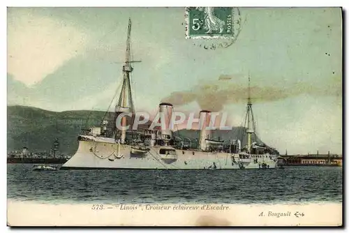 Cartes postales Bateau Linois Croiseur eclaireur d'escadre