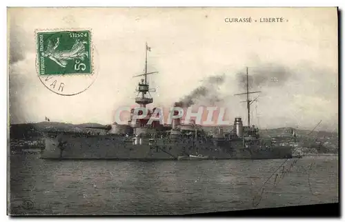 Cartes postales Bateau Cuirasse Liberte