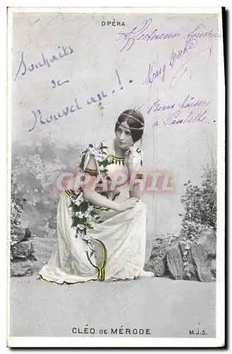 Ansichtskarte AK Femme Theatre Cleo de Merode