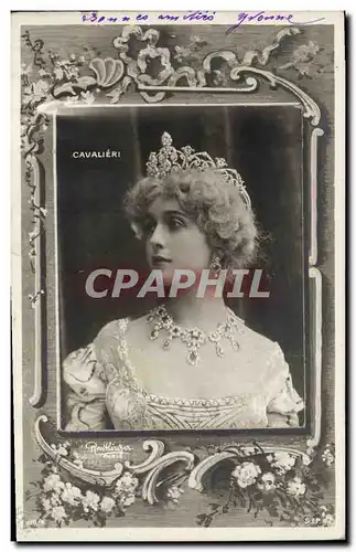 Cartes postales Femme Theatre Cavalieri