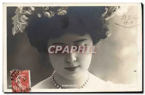 Cartes postales Femme Theatre Robinson