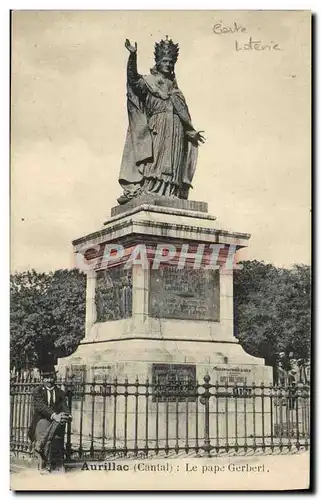 Cartes postales Loterie Aurillac Le pape Gerbert St Theodore