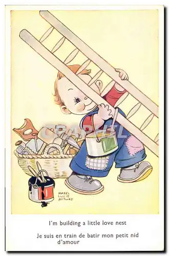 Cartes postales Fantaisie Illustrateur Enfant Mabel Lucie Attwell