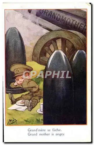 Cartes postales Fantaisie Illustrateur Enfant Mac Grand mer se face Militaria