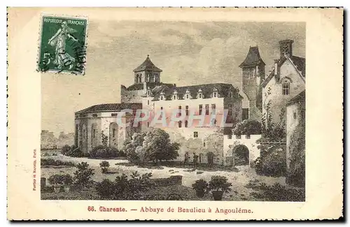 Cartes postales Charente Abbaye de Beaulieu a Angouleme