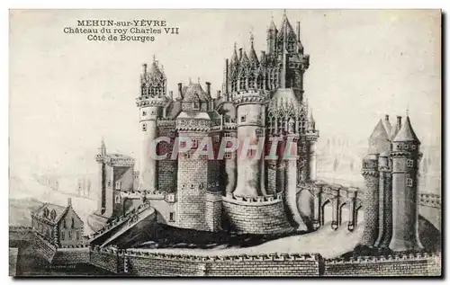Ansichtskarte AK Mehun sur Yevre Chateau du roy Charles VII Cote de Bourges