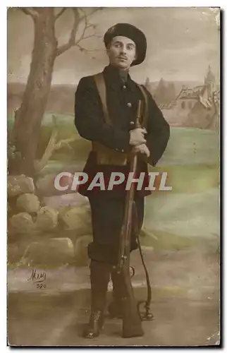 Cartes postales Militaria Chasseurs Alpins