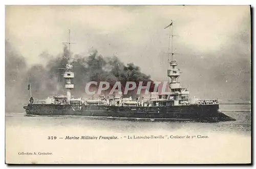 Cartes postales Bateau Le Latouche Treville Croiseur de 1ere classe