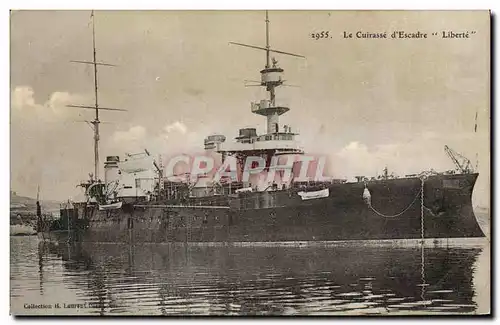 Cartes postales Bateau Le cuirasse d&#39escadre Liberte