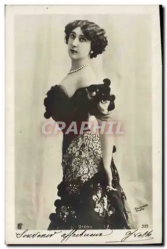 Cartes postales Fantaisie Theatre Femme Otero