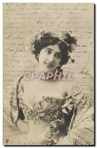 Cartes postales Fantaisie Theatre Femme Otero