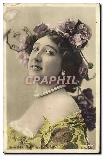 Cartes postales Fantaisie Theatre Femme Otero