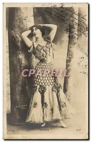 Cartes postales Fantaisie Theatre Femme Otero