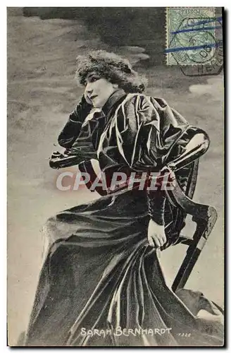 Cartes postales Fantaisie Theatre Femme Mme Sarah Bernhardt