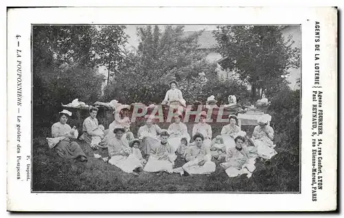 Cartes postales Loterie La Pouponniere Le gouter des poupons