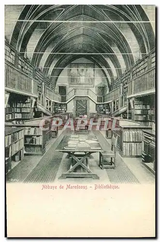 Cartes postales Abbaye de Maredsous Bibliotheque