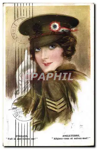 Cartes postales Fantaisie Illustrateur Femme Angleterre