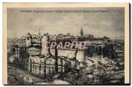 Cartes postales Vitre Fougeres Mont Saint Michel